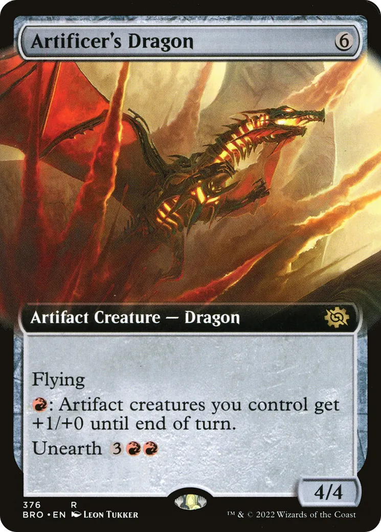 Dragon de l'artificier — The Brothers' War — Magic: The Gathering