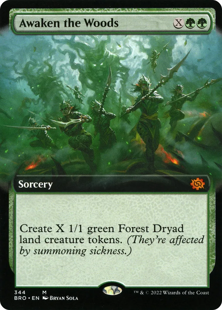 Awaken the Woods — The Brothers' War — Magic: The Gathering