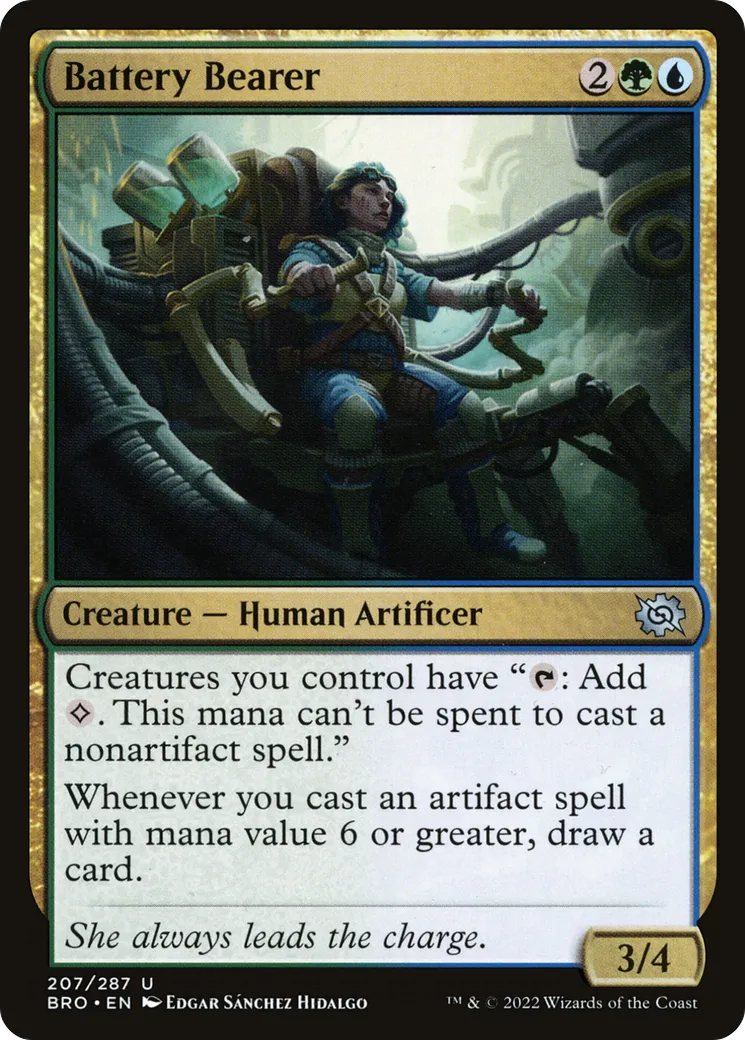 Porteuse de batteries — The Brothers' War — Magic: The Gathering