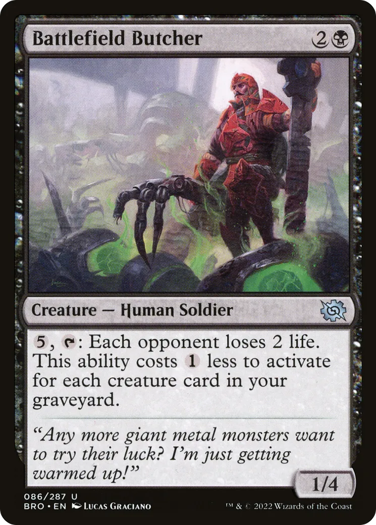 Boucher de champ de bataille — The Brothers' War — Magic: The Gathering