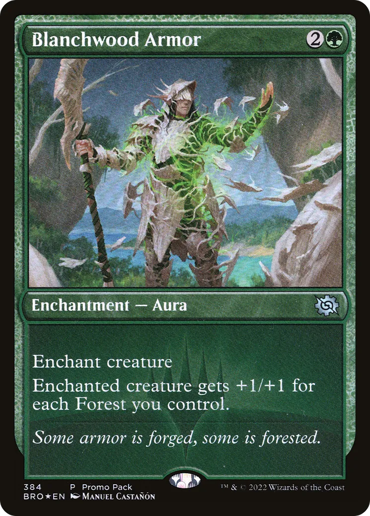 Blanchwood Armor — The Brothers' War — Magic: The Gathering
