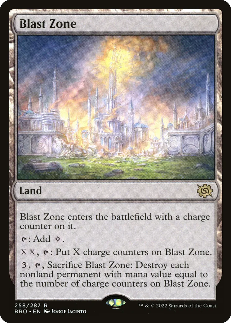 Zone de déflagration — The Brothers' War — Magic: The Gathering