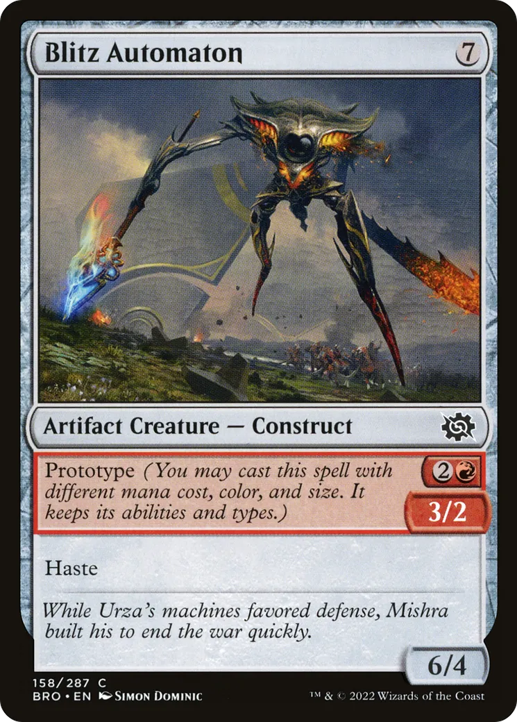 Blitz Automaton — The Brothers' War — Magic: The Gathering