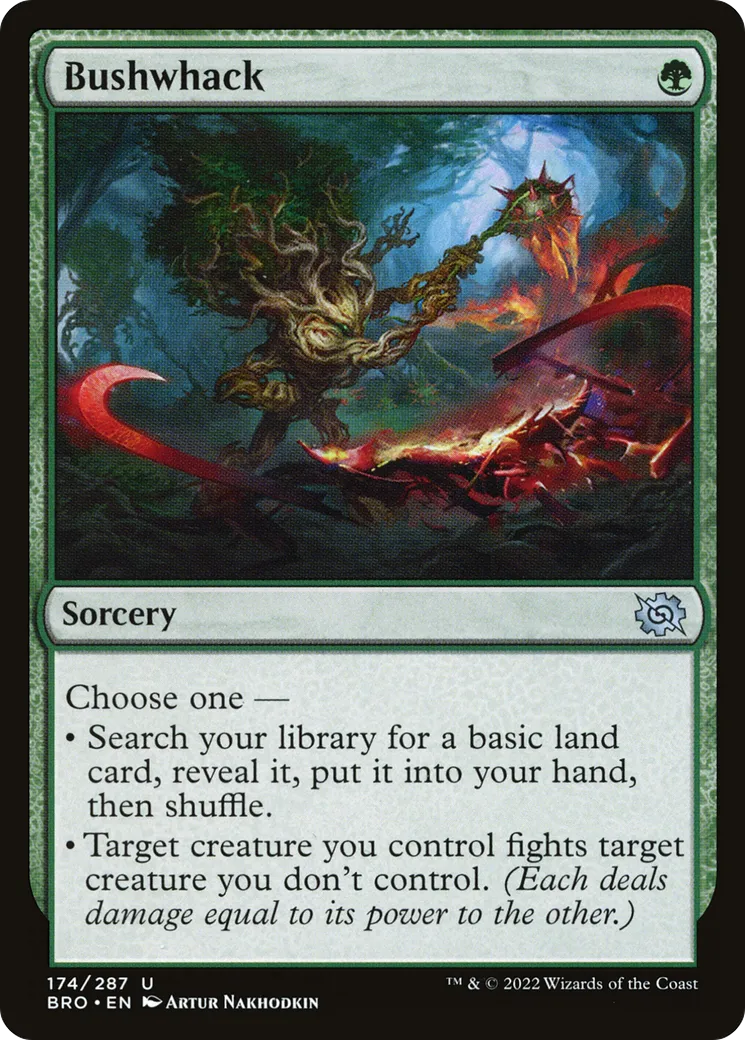 Bushwhack — The Brothers' War — Magic: The Gathering