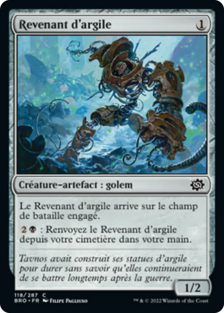 Revenant d'argile — The Brothers' War — Magic: The Gathering