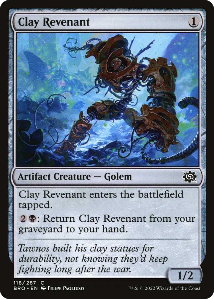 Clay Revenant — The Brothers' War — Magic: The Gathering