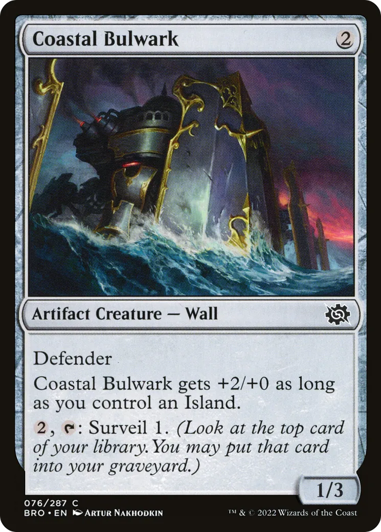Coastal Bulwark from The Brothers' War - Magic: The Gathering