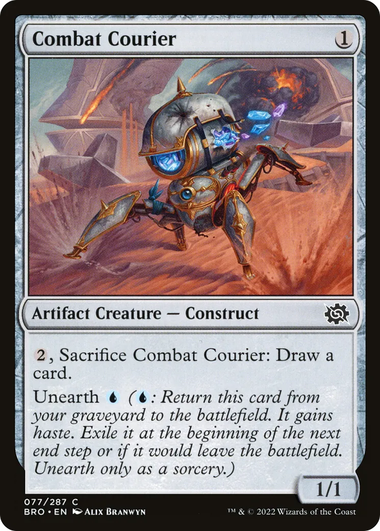 Combat Courier — The Brothers' War — Magic: The Gathering