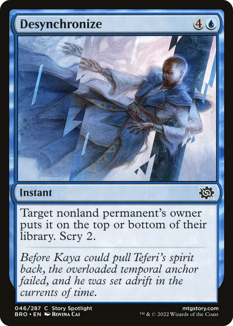 Désynchronisation — The Brothers' War — Magic: The Gathering