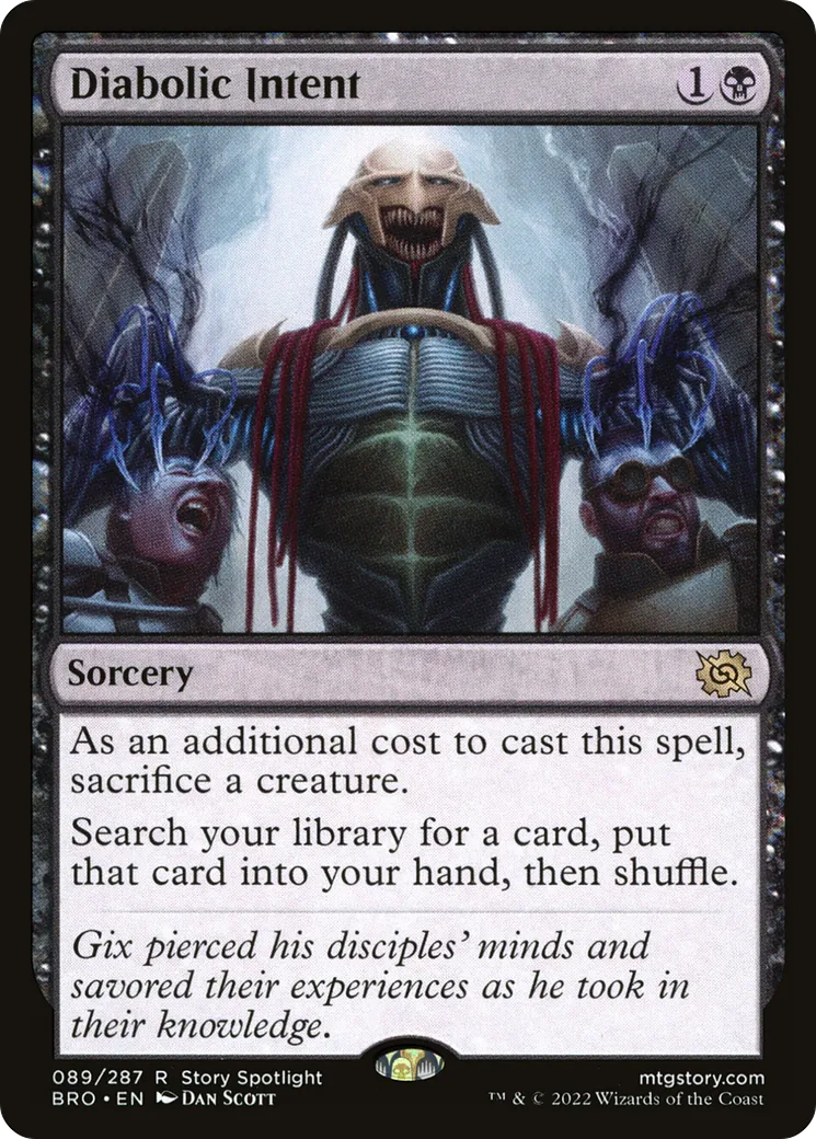Diabolique dessein — The Brothers' War — Magic: The Gathering