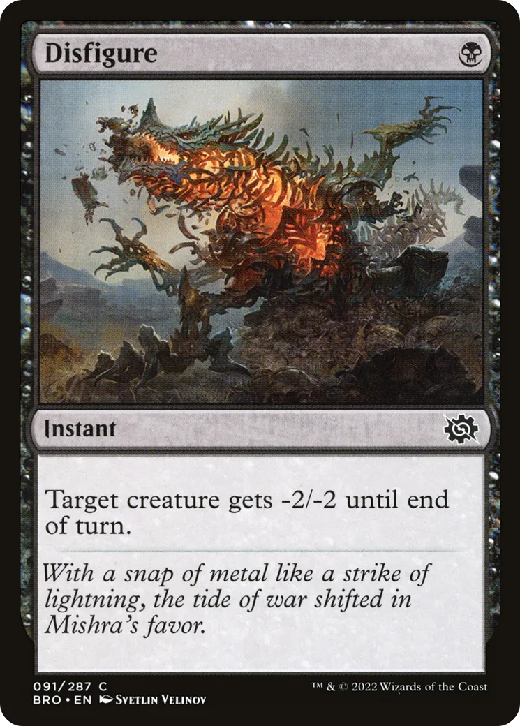 Défiguration — The Brothers' War — Magic: The Gathering