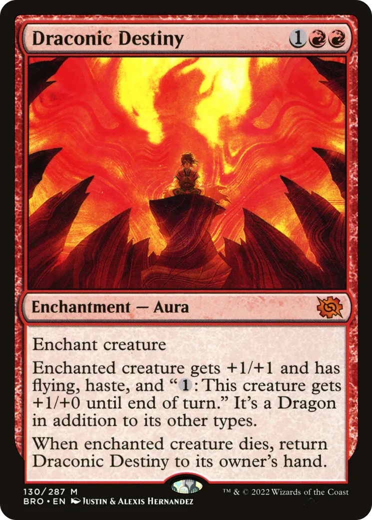 Destinée draconique — The Brothers' War — Magic: The Gathering