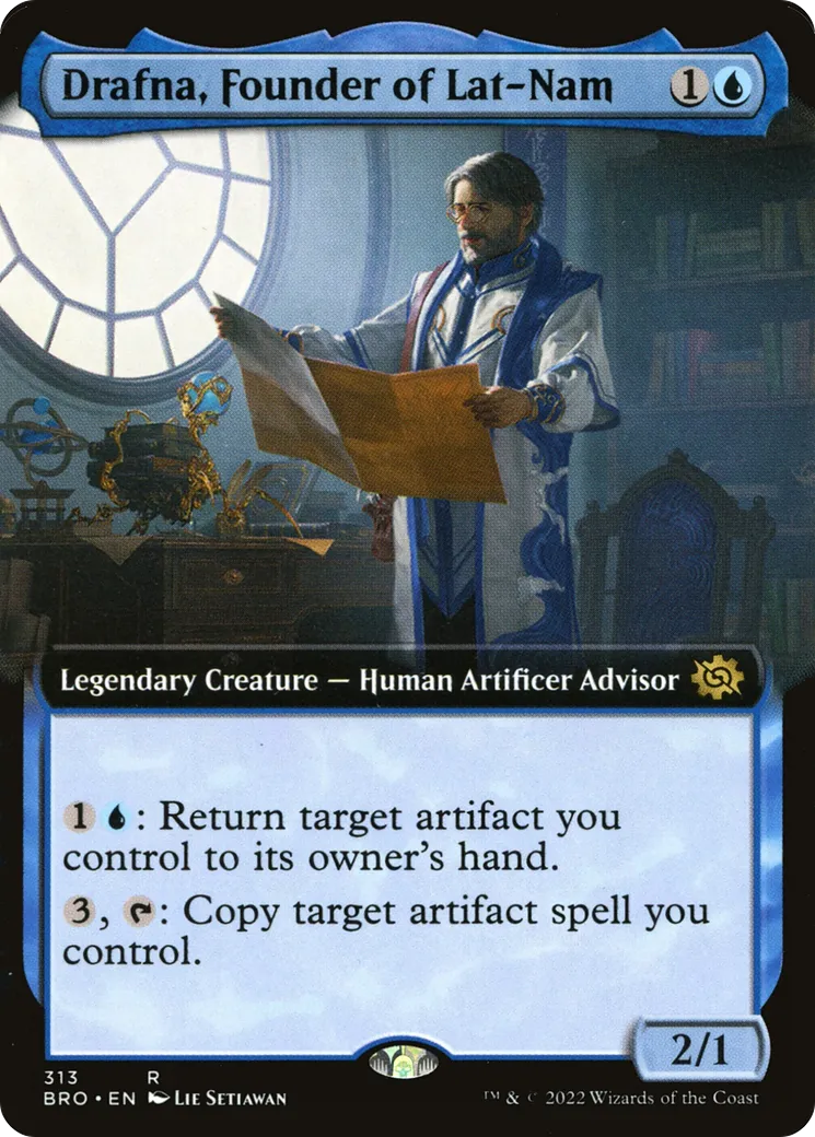 Drafna, Founder of Lat-Nam — The Brothers' War — Magic: The Gathering