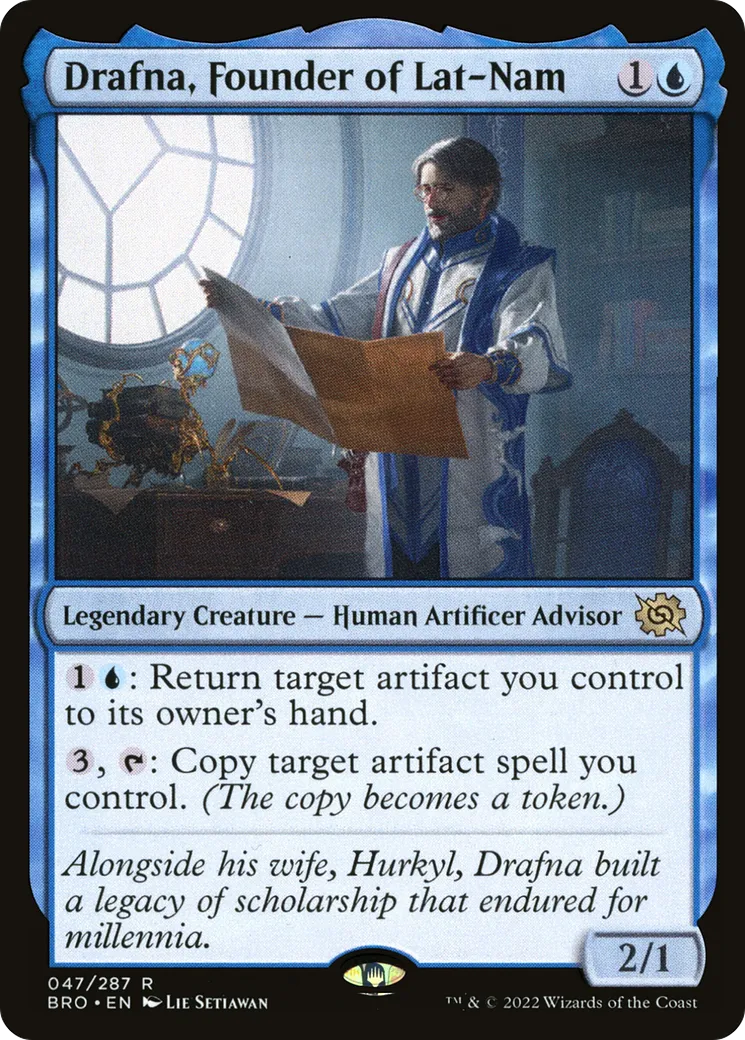 Drafna, Founder of Lat-Nam — The Brothers' War — Magic: The Gathering