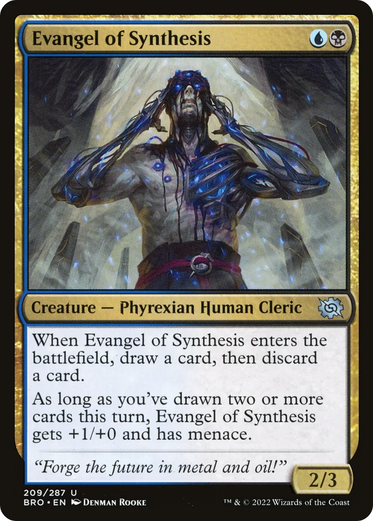 Prédicateur de synthèse — The Brothers' War — Magic: The Gathering