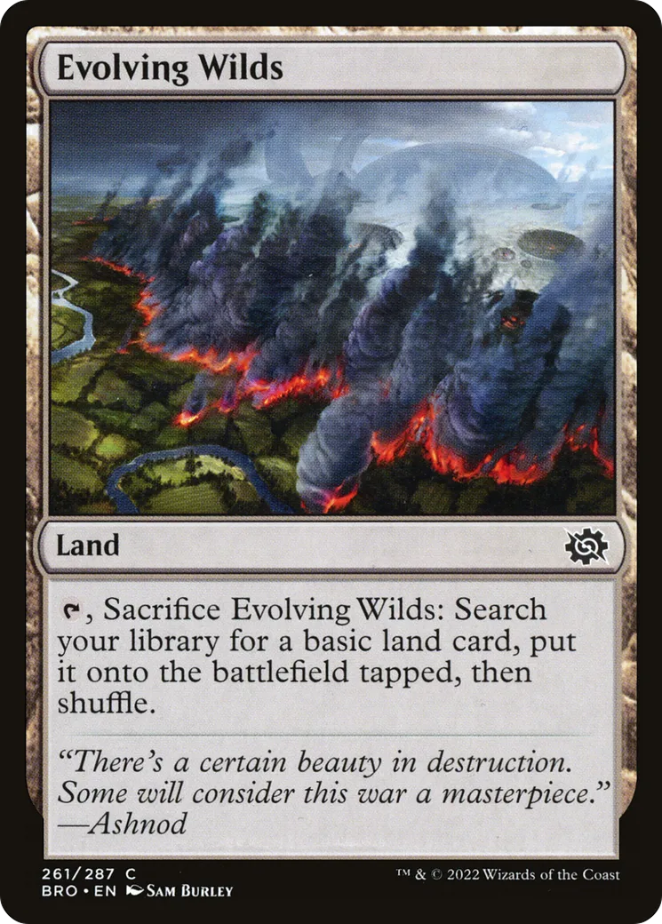 Étendues sauvages en évolution — The Brothers' War — Magic: The Gathering