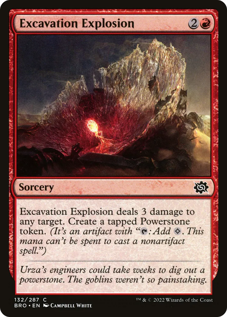 Excavation Explosion — The Brothers' War — Magic: The Gathering