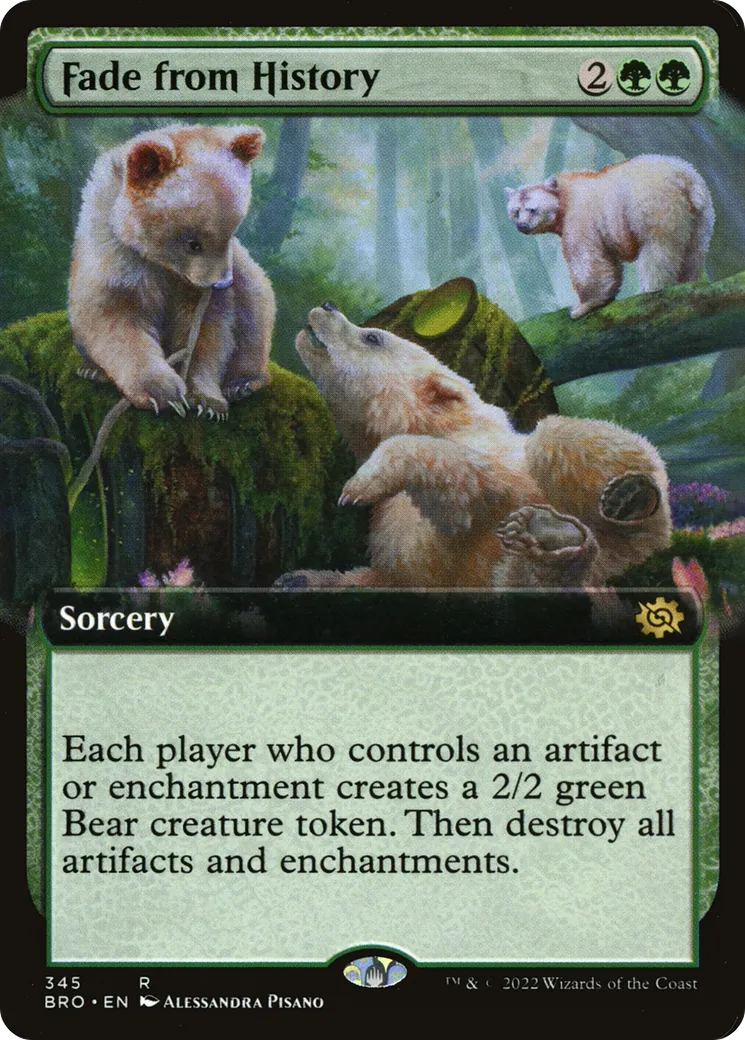 Disparition de l'histoire — The Brothers' War — Magic: The Gathering