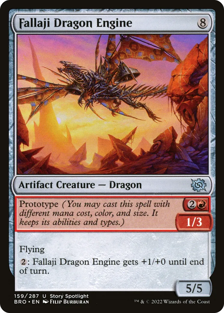 Fallaji Dragon Engine — The Brothers' War — Magic: The Gathering