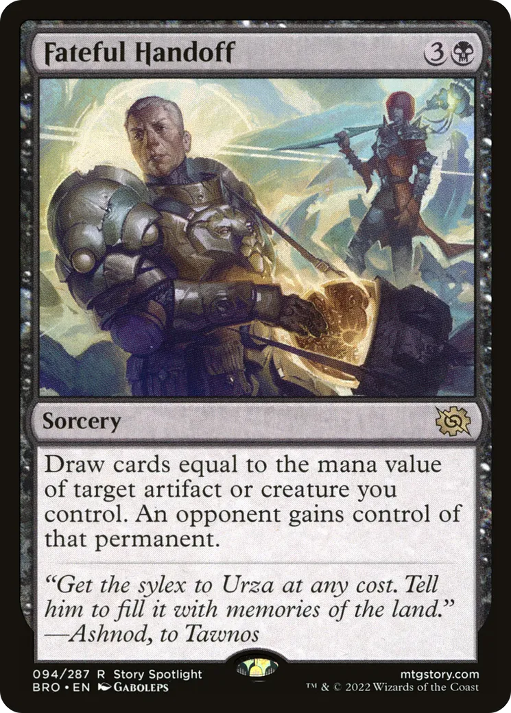 Passation fatidique — The Brothers' War — Magic: The Gathering