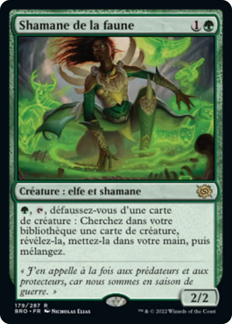 Shamane de la faune — The Brothers' War — Magic: The Gathering