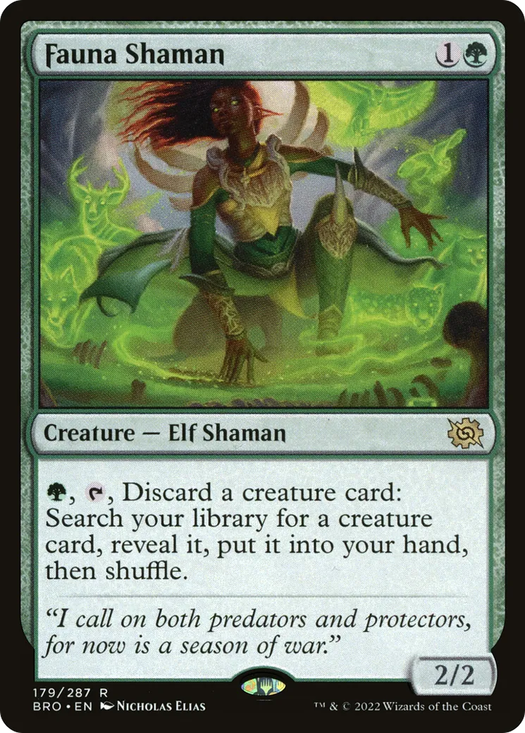 Fauna Shaman from The Brothers' War - Magic: The Gathering
