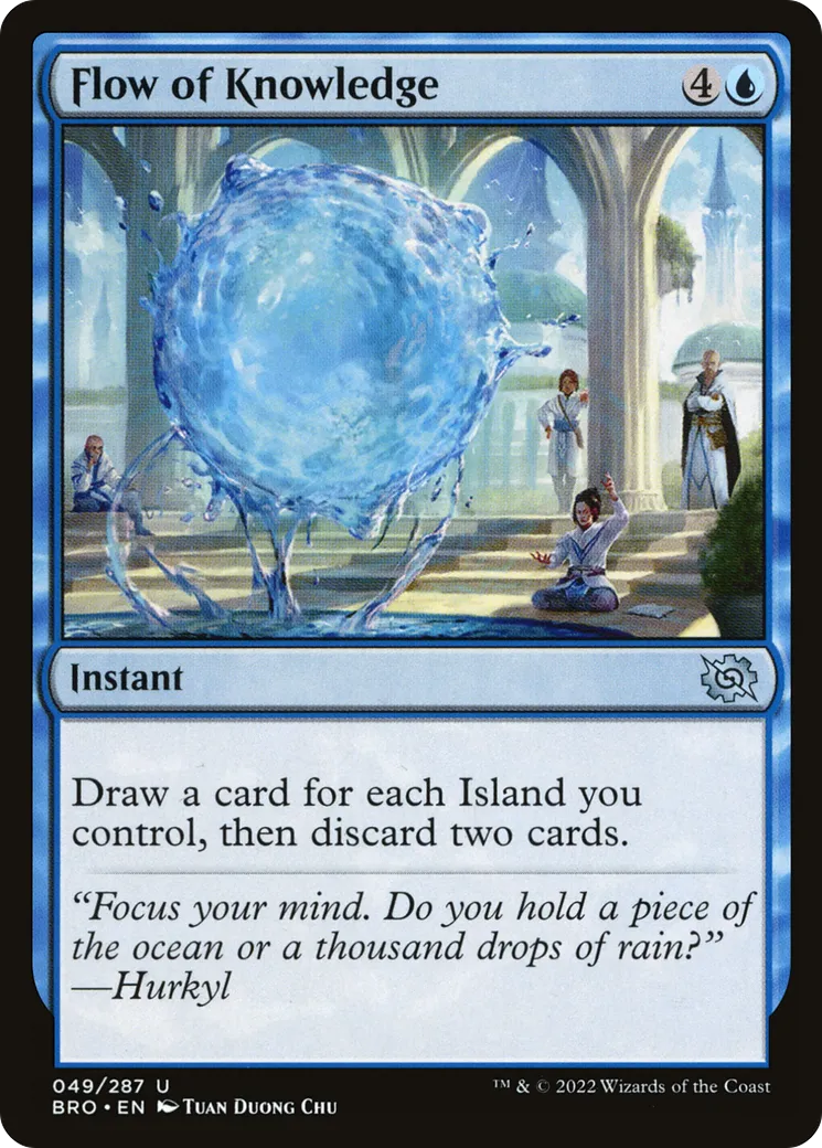 Flow of Knowledge — The Brothers' War — Magic: The Gathering