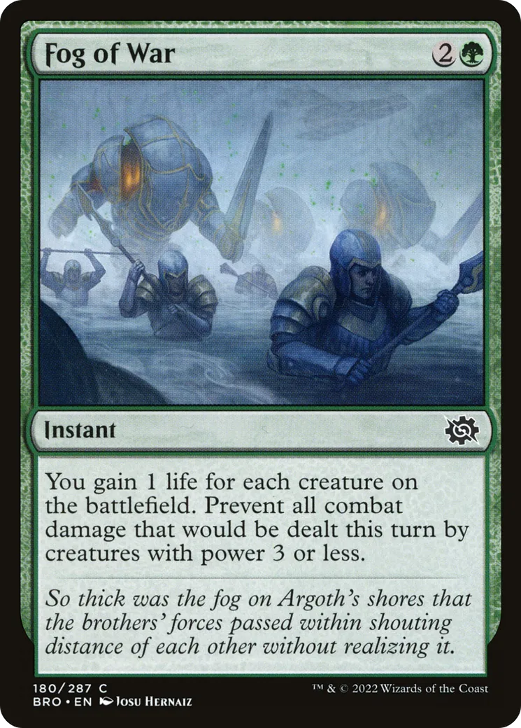 Fog of War — The Brothers' War — Magic: The Gathering