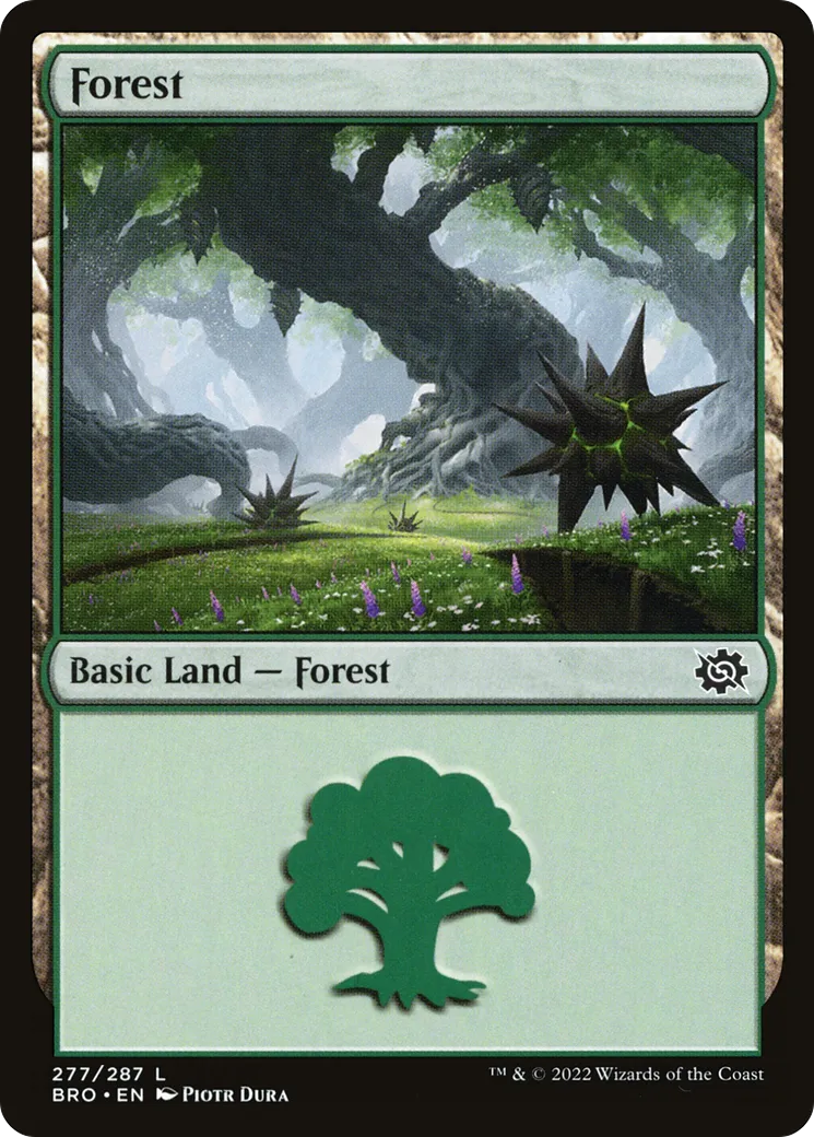 Forest — The Brothers' War — Magic: The Gathering