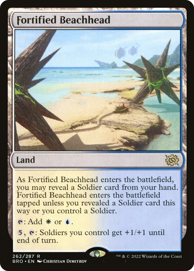 Tête de pont fortifiée — The Brothers' War — Magic: The Gathering