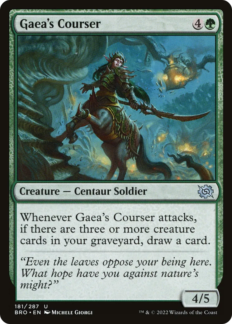 Coursière de Gaia — The Brothers' War — Magic: The Gathering