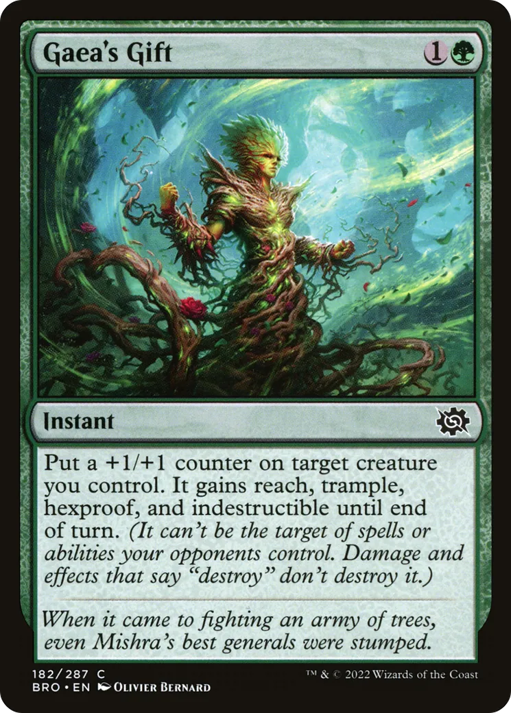 Gaea's Gift — The Brothers' War — Magic: The Gathering
