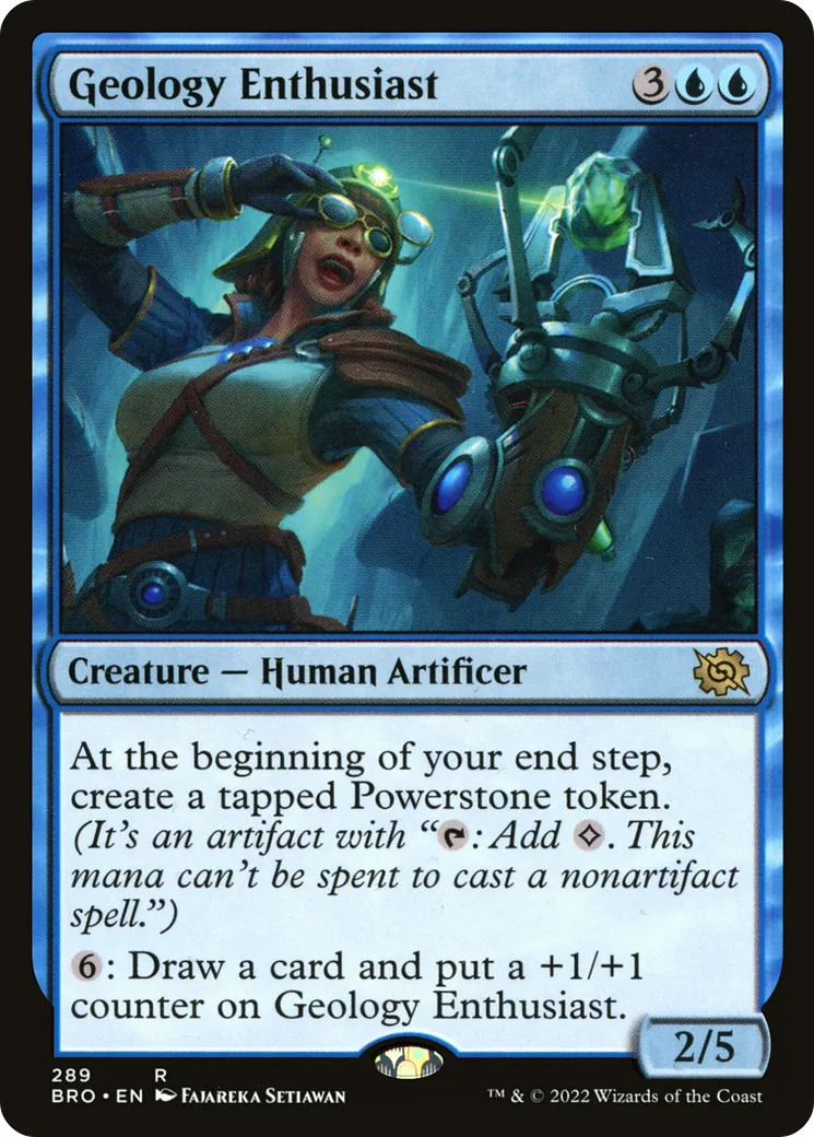 Geology Enthusiast from The Brothers' War - Magic: The Gathering