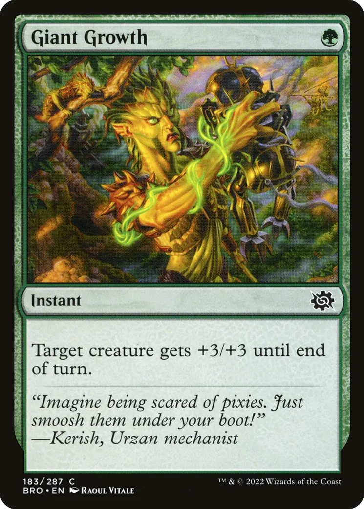 Giant Growth — The Brothers' War — Magic: The Gathering