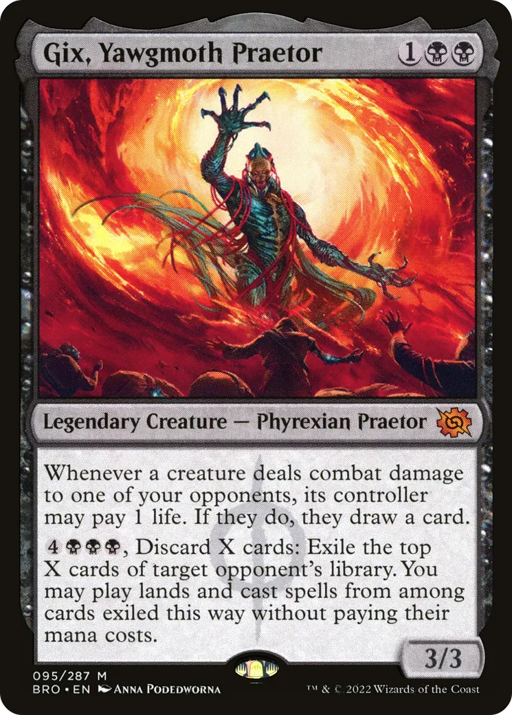 Gix, Yawgmoth Praetor — The Brothers' War — Magic: The Gathering