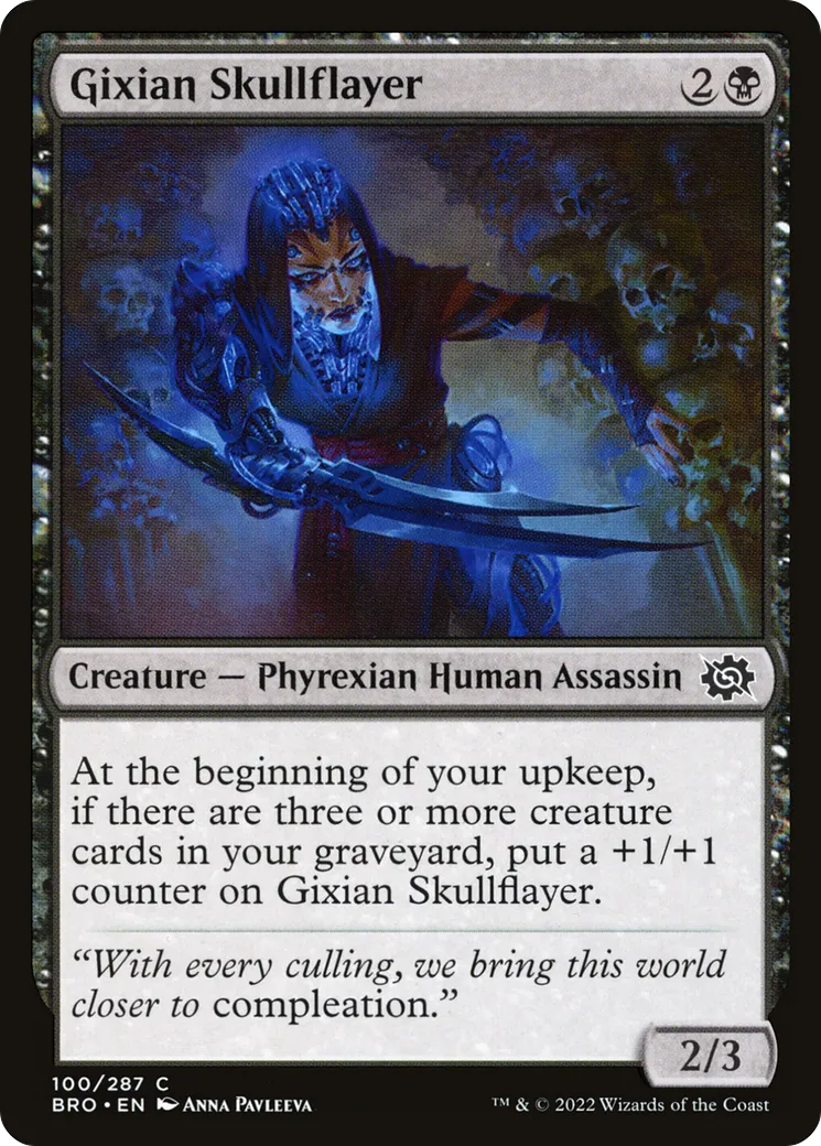 Écorche-crânes gixienne — The Brothers' War — Magic: The Gathering