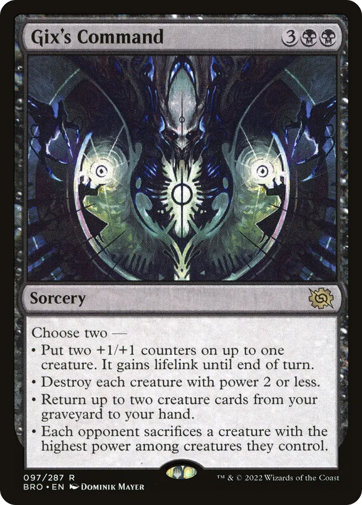 Gix's Command — The Brothers' War — Magic: The Gathering