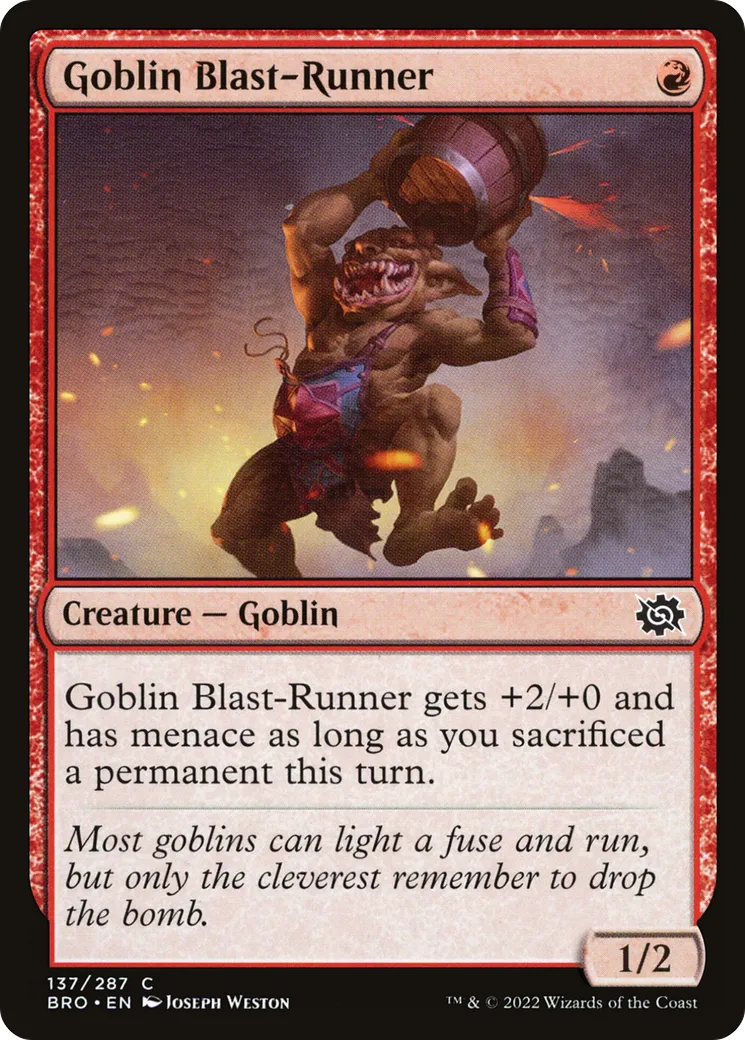 Coureur-boum gobelin — The Brothers' War — Magic: The Gathering