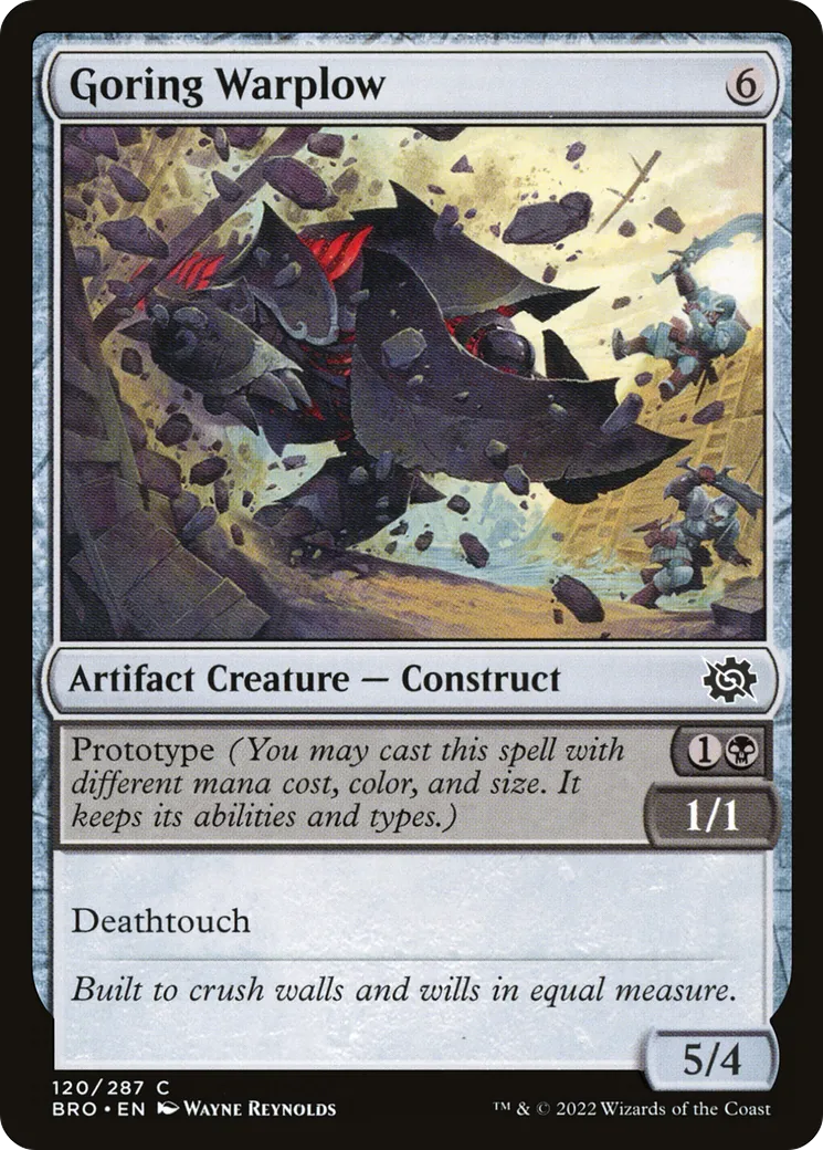 Charrue de guerre éventreuse — The Brothers' War — Magic: The Gathering