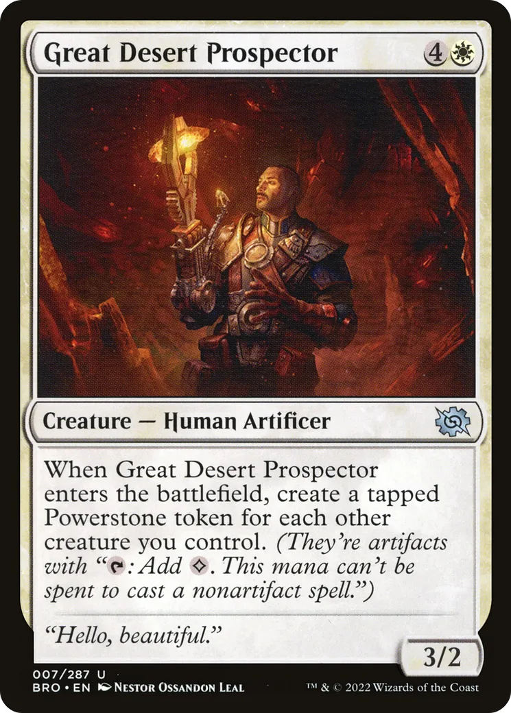 Great Desert Prospector — The Brothers' War — Magic: The Gathering