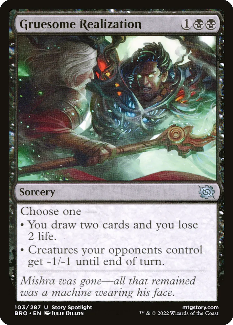 Gruesome Realization — The Brothers' War — Magic: The Gathering