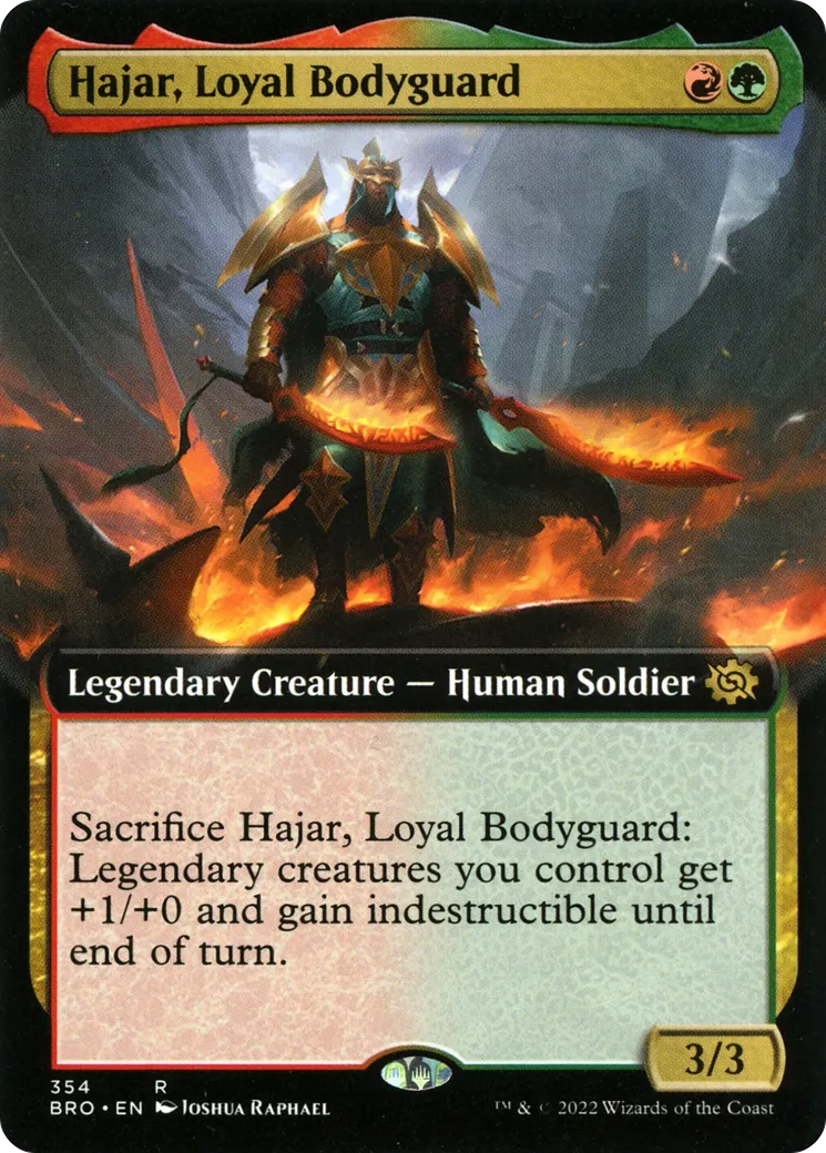 Hajar, Loyal Bodyguard — The Brothers' War — Magic: The Gathering