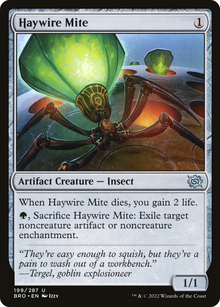 Haywire Mite — The Brothers' War — Magic: The Gathering