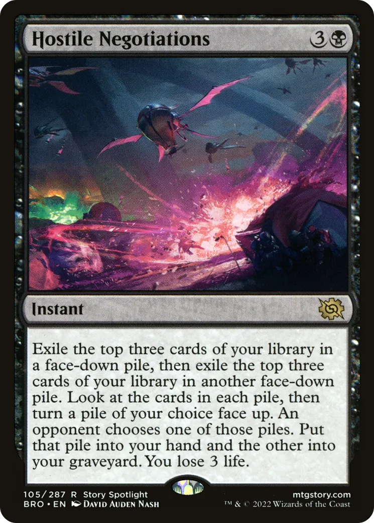 Hostile Negotiations — The Brothers' War — Magic: The Gathering