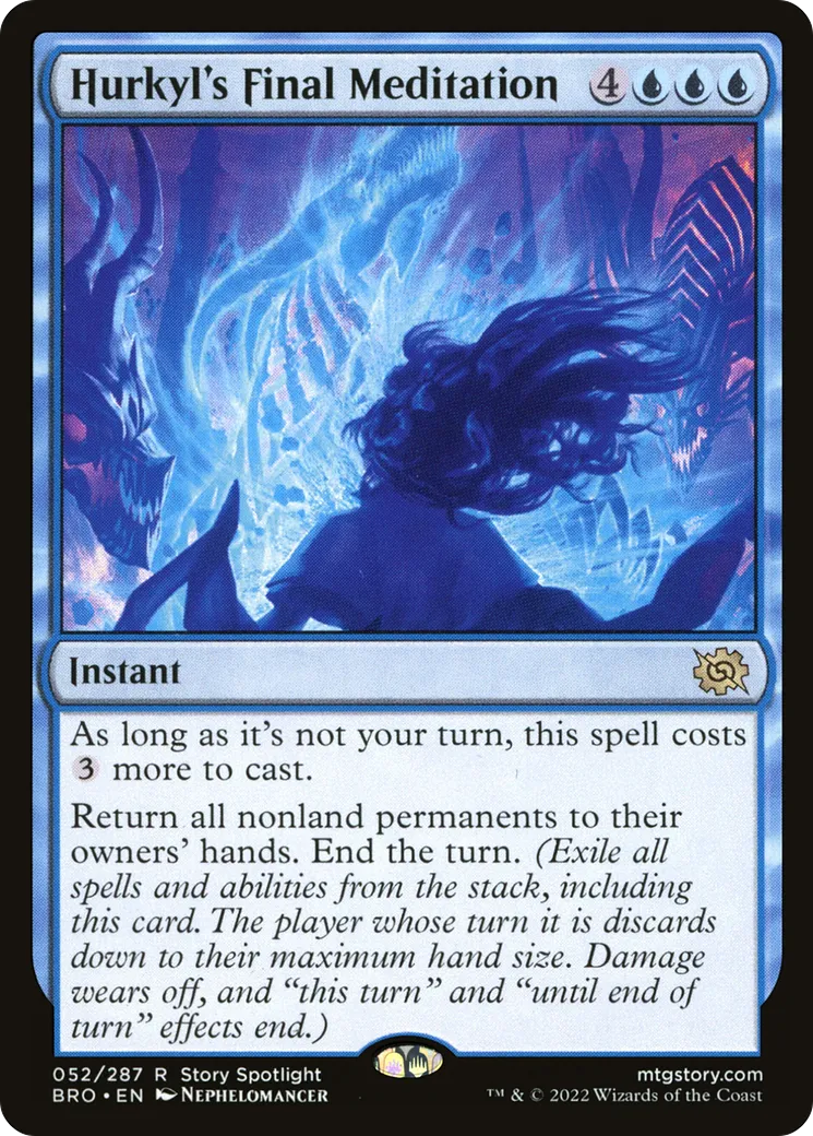 Méditation finale d'Hurkyl — The Brothers' War — Magic: The Gathering