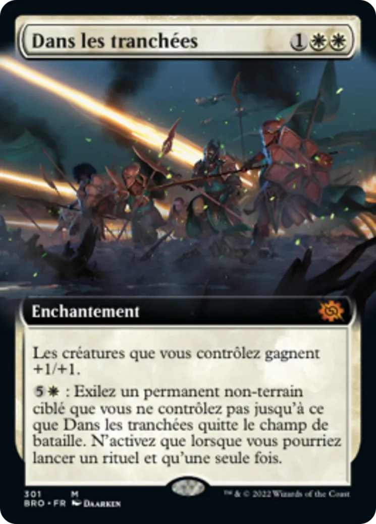 Dans les tranchées — The Brothers' War — Magic: The Gathering