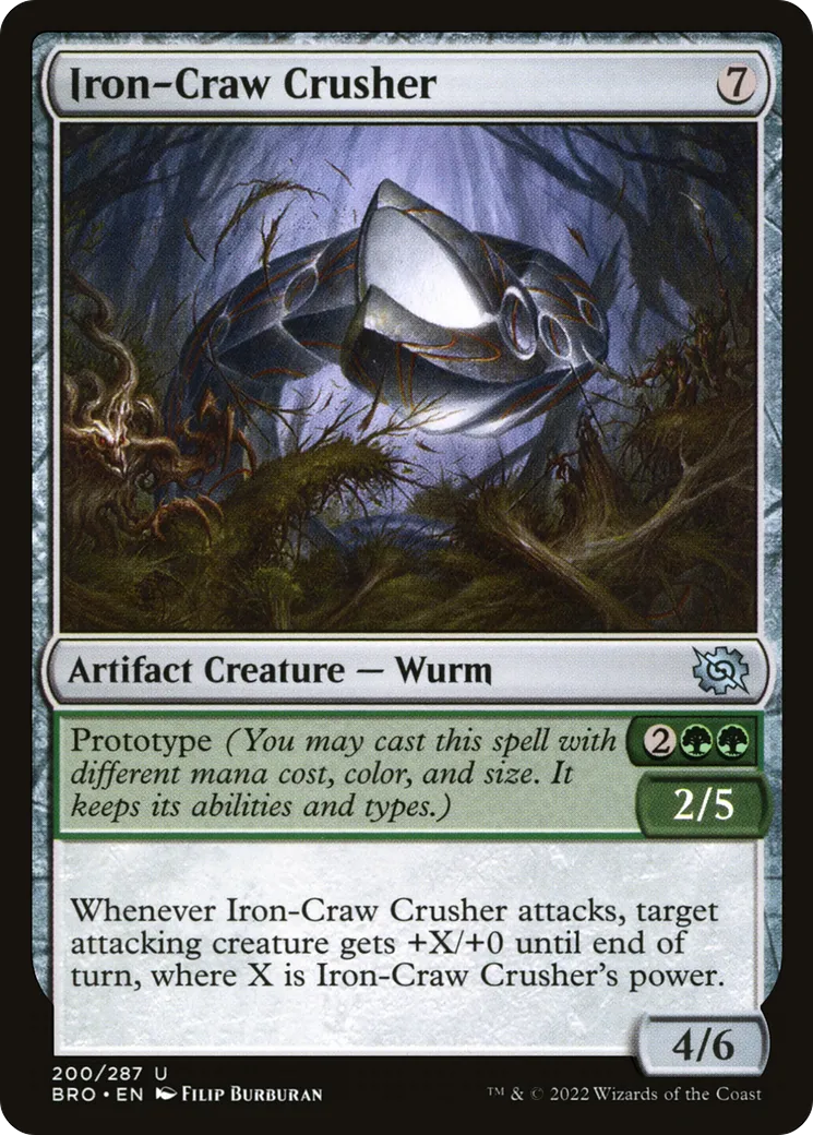 Écrabouilleur gorge-de-fer — The Brothers' War — Magic: The Gathering