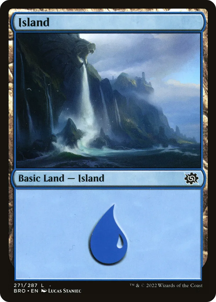 Island — The Brothers' War — Magic: The Gathering