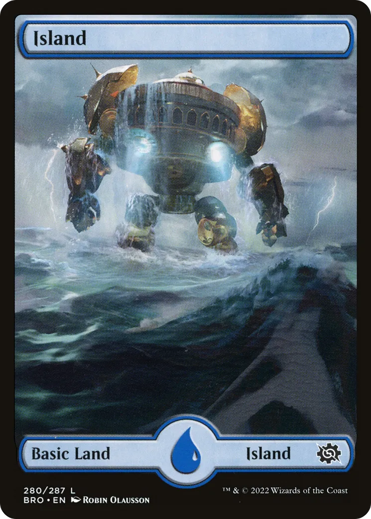 Island — The Brothers' War — Magic: The Gathering