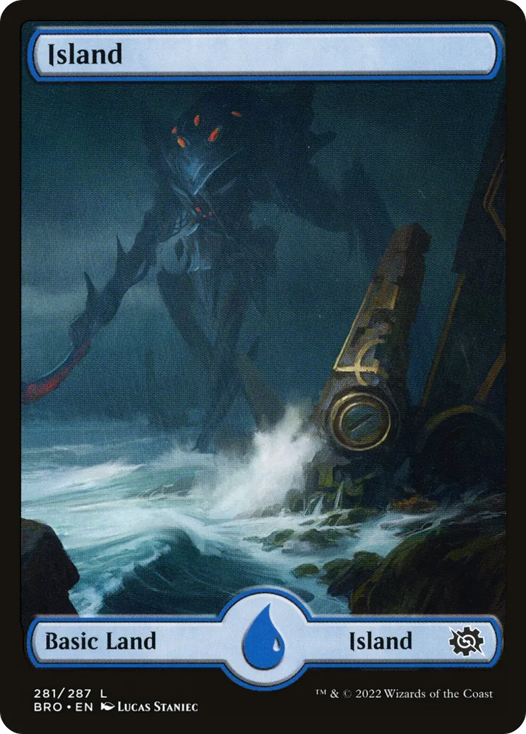 Island — The Brothers' War — Magic: The Gathering